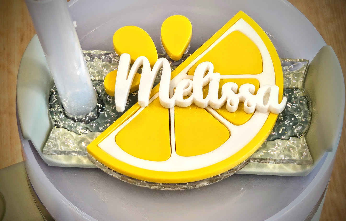 Lemon Wedge Tumbler Topper for Stanley H2.0