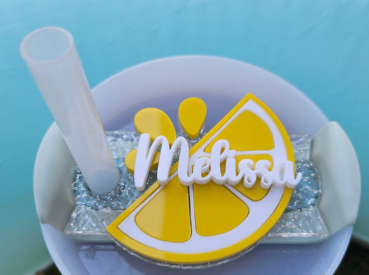 Lemon Wedge Tumbler Topper for Stanley H2.0