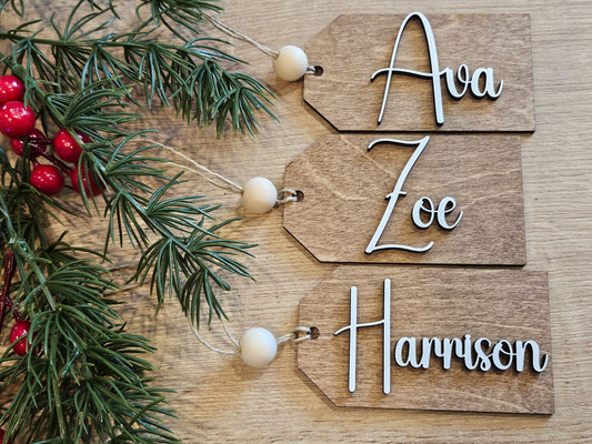 Personalized Stocking Tags