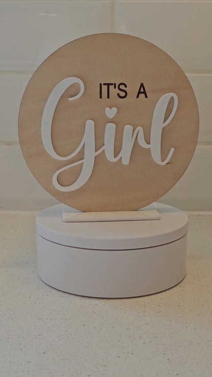 It's a Girl/Boy Birth Announcement